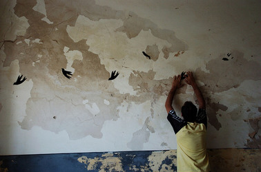 PASSO UNO un film di Miriam Rizzo con Mimmo Cuticchio. Fotografie di scena e set di Giulio Azzarello &copy;2014.