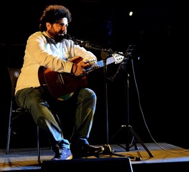 GIUSEPPE di BELLA artista musicista. Fotografie di Giulio Azzarello &copy;2020.