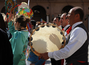 GRUPPO FOLK SICILIANO a Marsala. Fotografie di Giulio Azzarello &copy;2014.