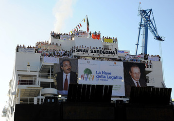 GIORNATE FALCONE E BORSELLINO a Palermo ogni anno. Fotografia di Giulio Azzarello &copy;2014.