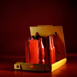 PIZZA ROSSA. Fotografia di Giulio Azzarello ©2023.