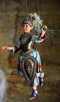 OPERA DEI PUPI dei maestri Mimmo e Nino Cuticchio. Fotografie di Giulio Azzarello &copy;2014.