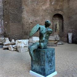 HENRY MOORE mostra a Roma Fotografie di Giulio Azzarello &copy;2016.