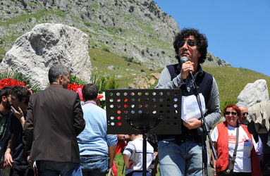 PORTELLA della Ginestra in Sicilia. Fotografie di Giulio Azzarello &copy;2014.