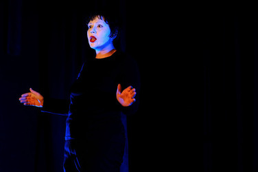 DARIO FERRARI E NINA LOMBARDINO attori italiani. Fotografie di Giulio Azzarello &copy;2014.