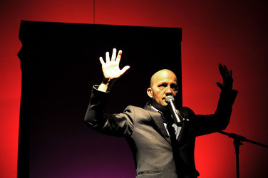 DARIO FERRARI E NINA LOMBARDINO attori italiani. Fotografie di Giulio Azzarello &copy;2014.