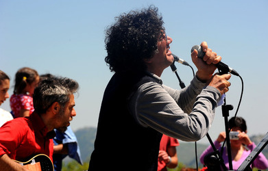 PORTELLA della Ginestra in Sicilia. Fotografie di Giulio Azzarello &copy;2014.