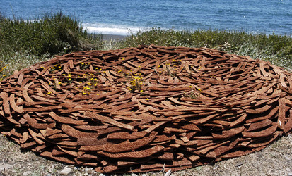 ARTE CONTEMPORANEA A PIRGI sito e riserva archeologica. Fotografie di Giulio Azzarello &copy;2014.