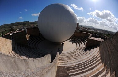 LA CHIESA MADRE a Gibellina nel Belice in Sicilia. Fotografie di Giulio Azzarello &copy;2014.