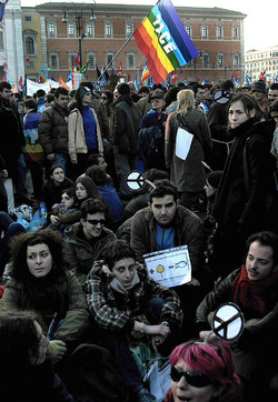 MANIFESTAZIONE per la PACE. Fotografie di Giulio Azzarello ©2014. MANIFESTAZIONE per la PACE. Fotografie di Giulio Azzarello ©2014.