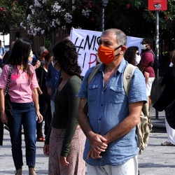 TEATRANTI che manifestano. Fotografie di Giulio Azzarello ©2020. TEATRANTI che manifestano. Fotografie di Giulio Azzarello ©2020.