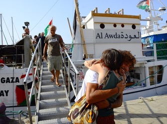 FREEDOM FLOTTILA verso Gaza da Palermo. Fotografie di Giulio Azzarello ©2018. FREEDOM FLOTTILA verso Gaza da Palermo. Fotografie di Giulio Azzarello ©2018.
