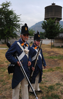 LA BATTAGLIA DI PONTE AMMIRAGLIO a Palermo lo sbarco dei mille . Fotografie di Giulio Azzarello &copy;2014.