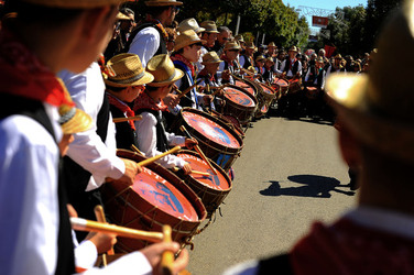 Tamburai siciliani di Agrigento. Fotografie di Giulio Azzarello &copy;2017.