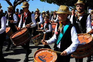 Tamburai siciliani di Agrigento. Fotografie di Giulio Azzarello &copy;2017.