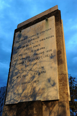 LA BATTAGLIA DI PONTE AMMIRAGLIO a Palermo lo sbarco dei mille . Fotografie di Giulio Azzarello &copy;2014.