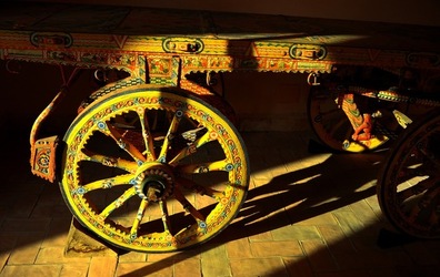MUSEO DEL CARRETTO SICILIANO D Aumale. Fotografie di Giulio Azzarello &copy;2018.