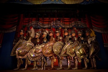 OPERA dei PUPI di Mimmo e Giacomo Cuticchio. Fotografie di Giulio Azzarello ©2020. OPERA dei PUPI di Mimmo e Giacomo Cuticchio. Fotografie di Giulio Azzarello ©2020.