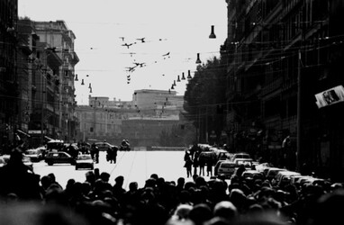 MANIFESTAZIONE per la pace nel curdistan turco. Fotografie di Giulio Azzarello &copy;2014.