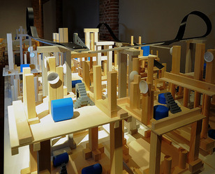 Mobile City installazione di Anne Clemence DeGrollee alla GAM di Palermo. Fotografie di Giulio Azzarello ©2017. Mobile City installazione di Anne Clemence DeGrollee alla GAM di Palermo. Fotografie di Giulio Azzarello ©2017.