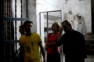 Le CATACOMBE di Palermo documentario film. Fotografie di scena e set di Giulio Azzarello &copy;2014.