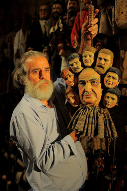 MIMMO CUTICCHIO puparo siciliano ritratti. Fotografie di Giulio Azzarello &copy;2014.