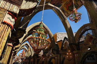 GLI ARCHI DI PASQUA a San Biagio Platani in Sicilia. Fotografie di Giulio Azzarello &copy;2014.