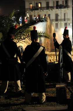 LA BATTAGLIA DI PONTE AMMIRAGLIO a Palermo lo sbarco dei mille . Fotografie di Giulio Azzarello &copy;2014.