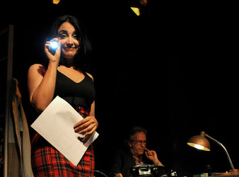 IL CABARET di Moschella Mul&egrave; attori e registi siciliani italiani. Foto di Giulio Azzarello &copy;2014.