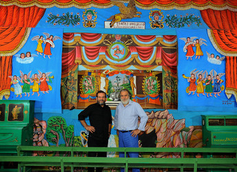 OPERA DEI PUPI dei maestri Mimmo e Nino Cuticchio. Fotografie di Giulio Azzarello &copy;2014.