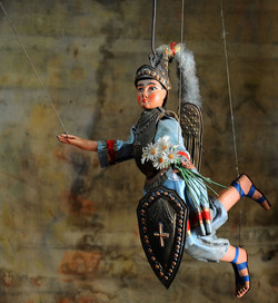 OPERA DEI PUPI dei maestri Mimmo e Nino Cuticchio. Fotografie di Giulio Azzarello &copy;2014.