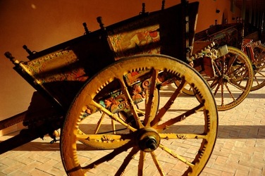 MUSEO DEL CARRETTO SICILIANO D Aumale. Fotografie di Giulio Azzarello &copy;2018.