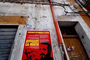 PEPPINO IMPASTATO e il suo mito. Fotografie di Giulio Azzarello ©2014.