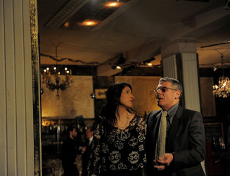 HAROLD PINTER drammaturgo inglese al teatro Candelai di Palermo. Fotografie di Giulio Azzarello ©2014. HAROLD PINTER drammaturgo inglese al teatro Candelai di Palermo. Fotografie di Giulio Azzarello ©2014.