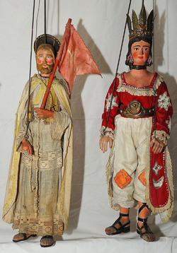 PUPI SICILIANI del 900 e dell 800. Collezione Cuticchio. Fotografie di Giulio Azzarello &copy;2014.