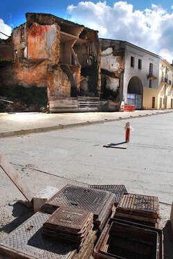 MUSEO della Memoria DEL BELICE a S.Margherita del Belice. Fotografie di Giulio Azzarello &copy;2014.