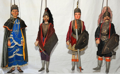 PUPI SICILIANI del 900 e dell 800. Collezione Cuticchio. Fotografie di Giulio Azzarello &copy;2014.