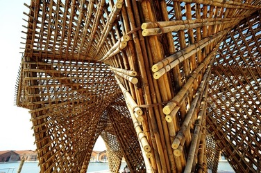 STRUTTURA di LEGNO BIENNALE di ARCHITETTURA di VENEZIA. Foto di G.Azzarello ©2018. STRUTTURA di LEGNO BIENNALE di ARCHITETTURA di VENEZIA. Foto di G.Azzarello ©2018.