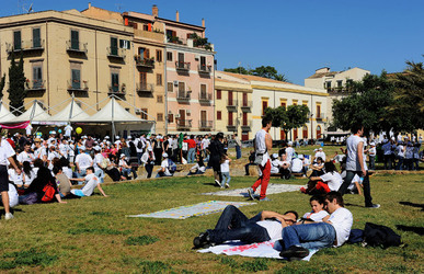 GIORNATE FALCONE E BORSELLINO a Palermo ogni anno. Fotografia di Giulio Azzarello &copy;2014.