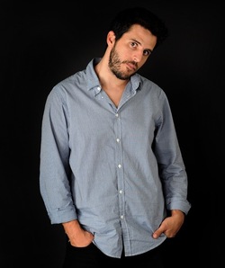 ALESSANDRO ACCARDI attore italiano. Fotografie di Giulio Azzarello &copy;2018.