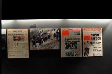 MUSEO DELLA MAFIA a Salemi. Fotografie di Giulio Azzarello 2014.