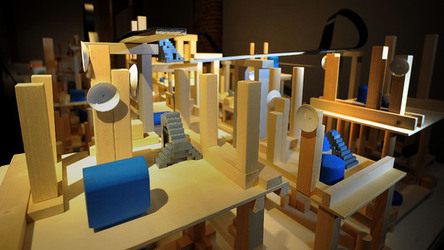 Mobile City installazione di Anne Clemence DeGrollee alla GAM di Palermo. Fotografie di Giulio Azzarello ©2017. Mobile City installazione di Anne Clemence DeGrollee alla GAM di Palermo. Fotografie di Giulio Azzarello ©2017.