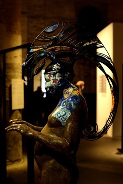 VENEZIA installazione nigeriana inizio Arsenale. Biennale Arch. Cont.. Fotografie di Giulio Azzarello &copy;2022.