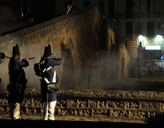 LA BATTAGLIA DI PONTE AMMIRAGLIO a Palermo lo sbarco dei mille . Fotografie di Giulio Azzarello &copy;2014.