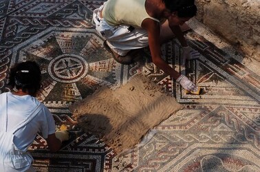 I MOSAICI della VILLA ROMANA DEL CASALE Piazza Armerina in Sicilia. Fotografie di Giulio Azzarello &copy;2014.