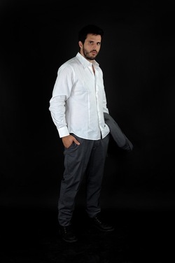 ALESSANDRO ACCARDI attore italiano. Fotografie di Giulio Azzarello &copy;2018.