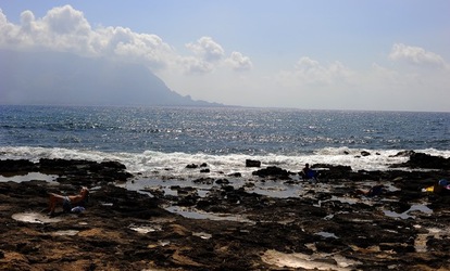 PAESAGGIO SICILIANO di MARE. Fotografia di Giulio Azzarello &copy;2018.