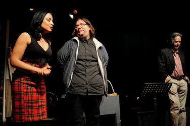 IL CABARET di Moschella Mul&egrave; attori e registi siciliani italiani. Foto di Giulio Azzarello &copy;2014.