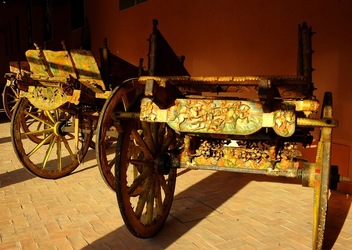 MUSEO DEL CARRETTO SICILIANO D Aumale. Fotografie di Giulio Azzarello &copy;2018.