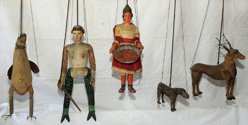 PUPI SICILIANI del 900 e dell 800. Collezione Cuticchio. Fotografie di Giulio Azzarello &copy;2014.